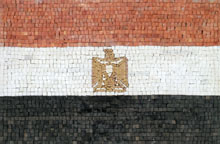 GEO785 Egypt Flag mosaic reproduction